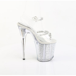 Pleaser FLAMINGO-808PREM-STN Glitter Pole Dance High Heels