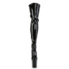 Pleaser FLAMINGO-3063 Black Extreme Thigh High Boots