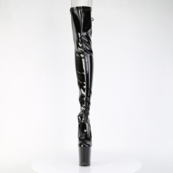 Pleaser FLAMINGO-3850 Laced Extreme Thigh High Boots
