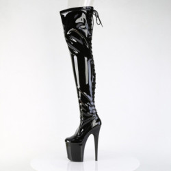 Pleaser FLAMINGO-3850 Laced Extreme Thigh High Boots