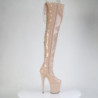Pleaser FLAMINGO-3850 Nude Patent Sale Women