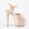 Pleaser ADORE-709MB Marble Platform High Heeled Sandals