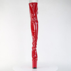 Pleaser FLAMINGO-3850 Red Patent Sale Women