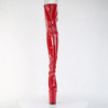 Pleaser FLAMINGO-3850 Red Patent Sale Women