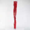 Pleaser FLAMINGO-3850 Red Patent Sale Women