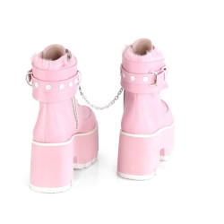 Demonia ASHES-57 Rose Vegan Platform Women Boots