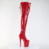 Pleaser FLAMINGO-3850 Red Patent Sale Women