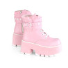 Demonia ASHES-57 Rose Vegan Platform Women Boots