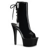 Pleaser ASPIRE-1018 Black Patent Ankle High Boots Women