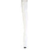 Pleaser FLAMINGO-3850 White Patent Sale Women