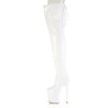 Pleaser FLAMINGO-3850 White Patent Sale Women