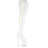 Pleaser FLAMINGO-3850 White Patent Sale Women