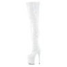 Pleaser FLAMINGO-4000 White Patent Sale Women