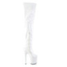 Pleaser FLAMINGO-4000 White Patent Sale Women