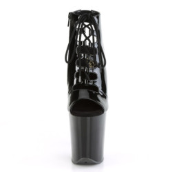 Pleaser FLAMINGO-800-20 Patent Platform High Heel Boots