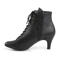 Pleaser Pink Label DIVINE-1020 Black Vegan Men Boots