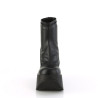 Demonia DYNAMITE-100 Black Vegan Platform Wedge Boots