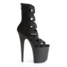Pleaser FLAMINGO-800-24 Black Microfiber Ankle Boots