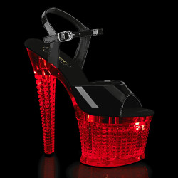 Pleaser FLASHDANCE-709SPEC Light Up Platform High Heels