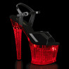 Pleaser FLASHDANCE-709SPEC Light Up Platform High Heels