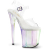 Pleaser FLAMINGO-808HT Clear Exotic High Heels Pole Shoes