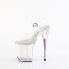 Pleaser FLAMINGO-808HT Clear Exotic High Heels Pole Shoes