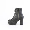 Demonia GOTHIKA-66 Black Vegan Punk Lolita Platform Boots