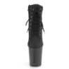 Pleaser FLAMINGO-800TL-02 Black Vegan Leather Sale Women
