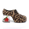 Funtasma PIMP-02 Cheetah Fur 70s Disco Shoes Men