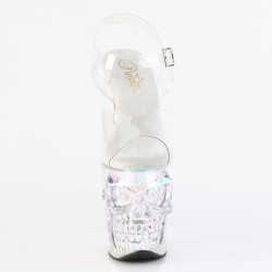 Pleaser RAPTURE-808HT Hologram Pole Shoes Bone High Heels