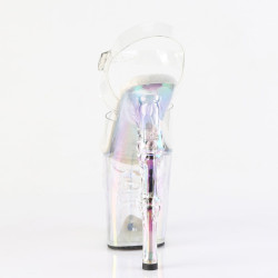 Pleaser RAPTURE-808HT Hologram Pole Shoes Bone High Heels