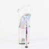 Pleaser RAPTURE-808HT Hologram Pole Shoes Bone High Heels