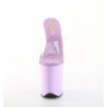Pleaser FLAMINGO-801 Transparent Lavender Mules Women