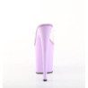 Pleaser FLAMINGO-801 Transparent Lavender Mules Women