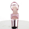 Pleaser REVOLVER-709G Rose Gun Heels Platform Shoes
