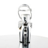 Pleaser REVOLVER-709G Silver Gun Heels Platform Shoes