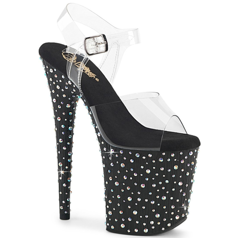 Pleaser STARDANCE-808 Black Pole Dance High Heels Shoes Pleaser STARDANCE-808 Black Pole Dance High Heels Shoes