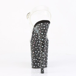 Pleaser STARDANCE-808 Black Pole Dance High Heels Shoes