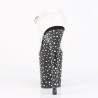 Pleaser STARDANCE-808 Black Pole Dance High Heels Shoes