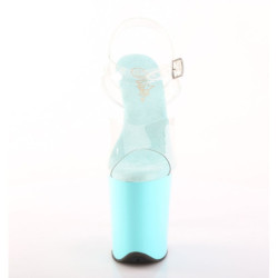 Pleaser FLAMINGO-808 Baby Blue Platform Pole Dance Shoes
