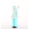 Pleaser FLAMINGO-808 Baby Blue Platform Pole Dance Shoes