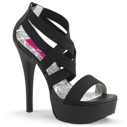 Pleaser Pink Label TEEZE-47W Elasticated Band Heels Men