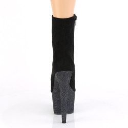 Pleaser ADORE-1020FSMG Black Vegan Suede Glitter Sale