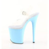 Pleaser FLAMINGO-808 Blue Platform Pole Dance Shoes