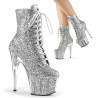 Pleaser ADORE-1020G Silver Glitter Sale Women