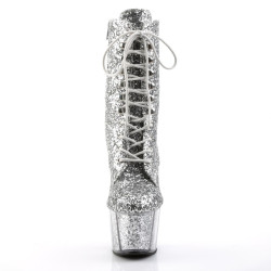 Pleaser ADORE-1020G Silver Glitter Sale Women