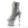 Pleaser ADORE-1020G Silver Glitter Sale Women