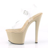 Pleaser SKY-308 Transparent Cream Sale Women