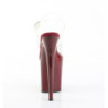 Pleaser FLAMINGO-808 Burgundy Platform Pole Dance Shoes