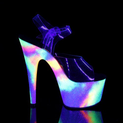 Pleaser ADORE-708GXY Neon Reactive Platform High Heels